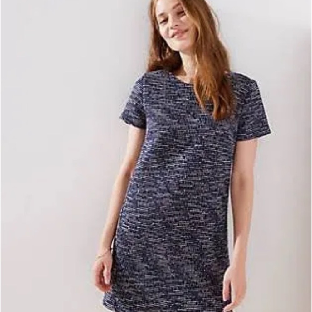 LOFT Navy Mini Dress